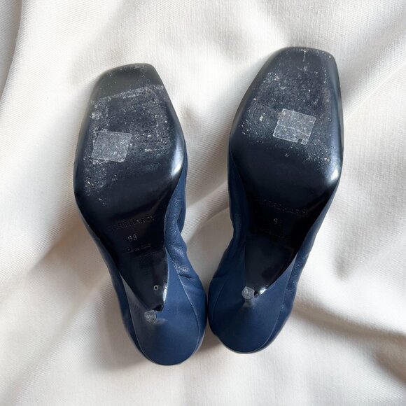 Pierre Hardy Gathered Pumps in Navy, size 38 - Picture 5 of 8